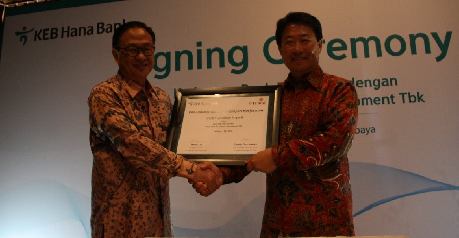 Pembiayaan KPR dan KPA, Bank KEB Hana Indonesia Gandeng Intiland Development