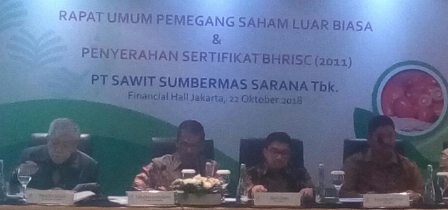 PT Sawit Sumbermas Sarana (SSMS) Angkat Ito Warsito Jadi Komisaris
