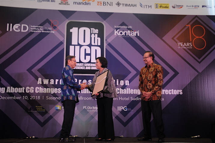 Aneka Tambang (ANTM) Raih Poin Tertinggi Tata Kelola Terbaik IICD Award 2018