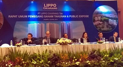 Pendapatan Lippo Cikarang Tbk (LPCK) Amblas 40,51 Persen