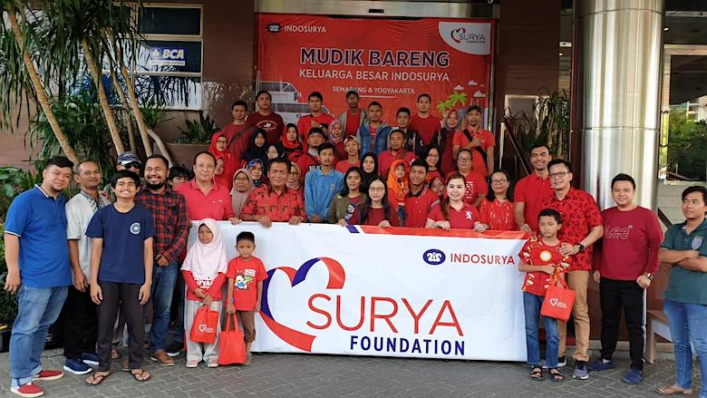 Surya Foundation Berangkatkan Peserta Mudik Bareng
