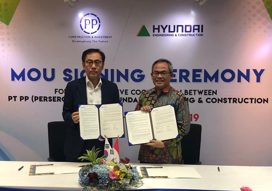 PT PP (PTPP) Gandeng Hyundai Jadi Mitra Bisnis