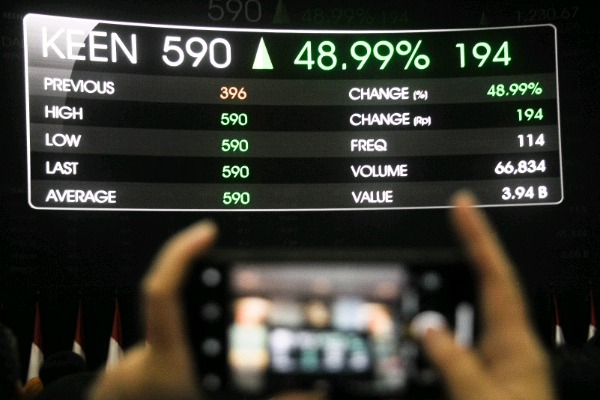 Penutupan Sesi I, Asing Net Buy Rp69 Miliar, IHSG Naik 0,70 Persen ke Level 6.189