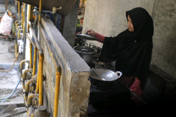 Warga Rusunawa Griya Tipar  Nikmati Aliran Gas dari PGN