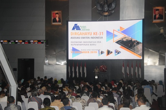 HUT AEI ke 31, Wapres: Proyeksi Positif Ekonomi 2020 Jadi Sinyal Positif Bagi Pasar Modal