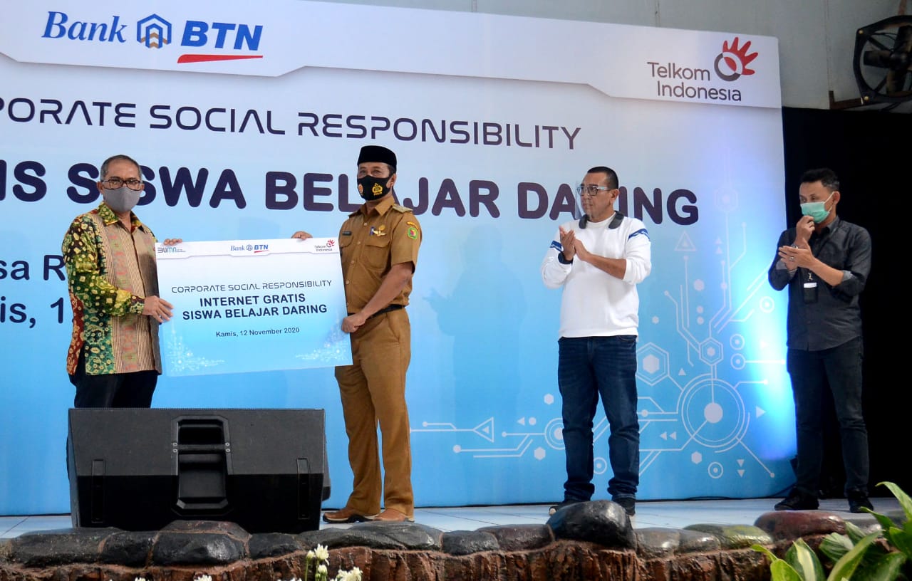 Bank BTN (BBTN)  dan Telkom Indonesia  (TLKM)  Bantu Wifi Gratis Siswa Belajar Daring