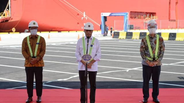 Ekspor Perdana dari Patimban 140 Unit Mobil ke Brunei