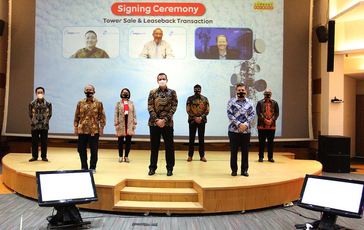 Indosat (ISAT) Jual 4.200 Menara ke Edge USD750 Juta