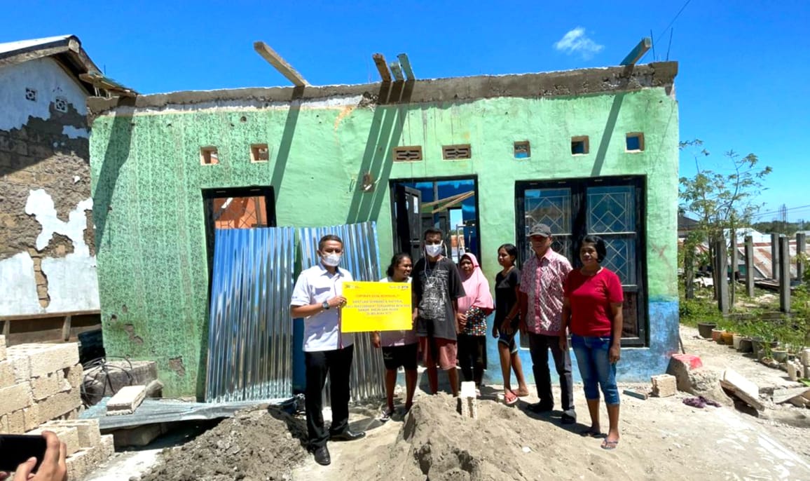 Bank BTN (BBTN) Bantu Ratusan Rumah Terdampak Badai Siklon Seroja NTT