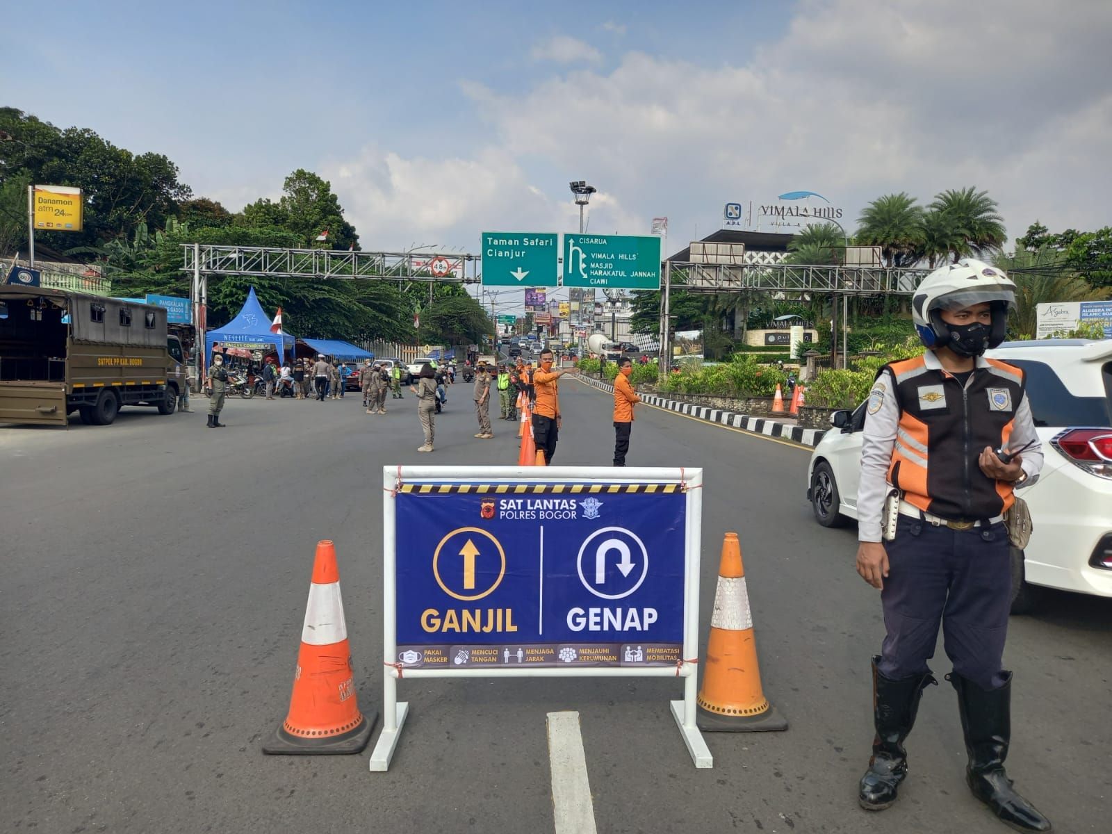 Cegah Penyebaran Covid-19, Pemerintah Terapkan Ganjil-Genap di Kawasan Wisata