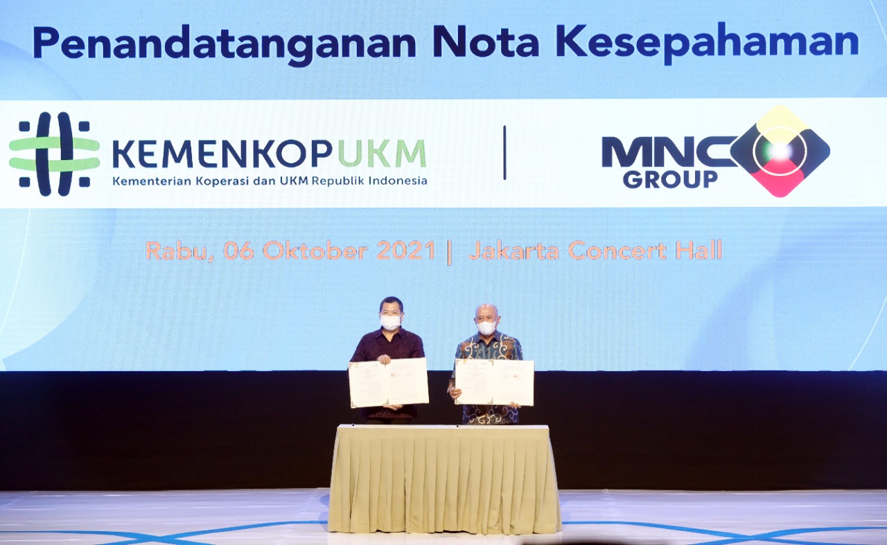 Dongkrak Koperasi - UMKM Go Digital, KemenkopUKM Resmi Gandeng MNC Group (BHIT)