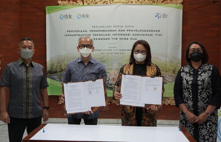 ITDC Gandeng Tower Bersama (TBIG) Siapkan Infrastruktur TIK di Nusa Dua Bali