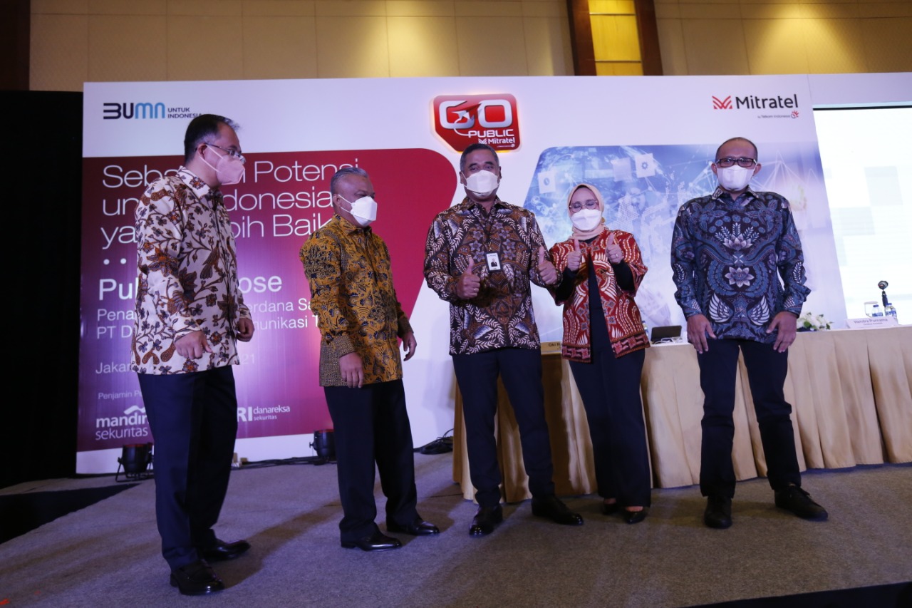 IPO Mitratel Tawarkan 29,85 Persen Saham ke Publik