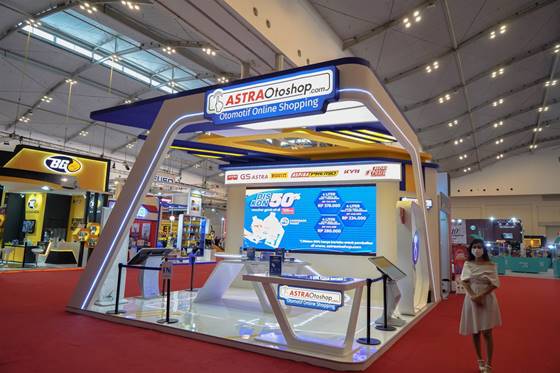 Ramaikan GIIAS 2021, Belanja Suku Cadang di Booth Astra Otoshop Serba Digital