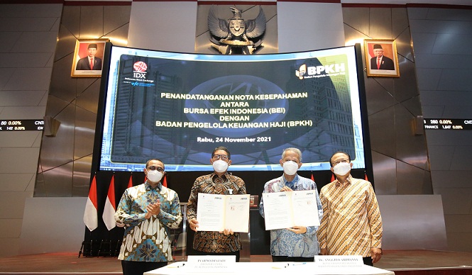 Untuk Pengembangan Pasar Modal Syariah, BEI Teken Nota Kesepahaman Dengan BPKH