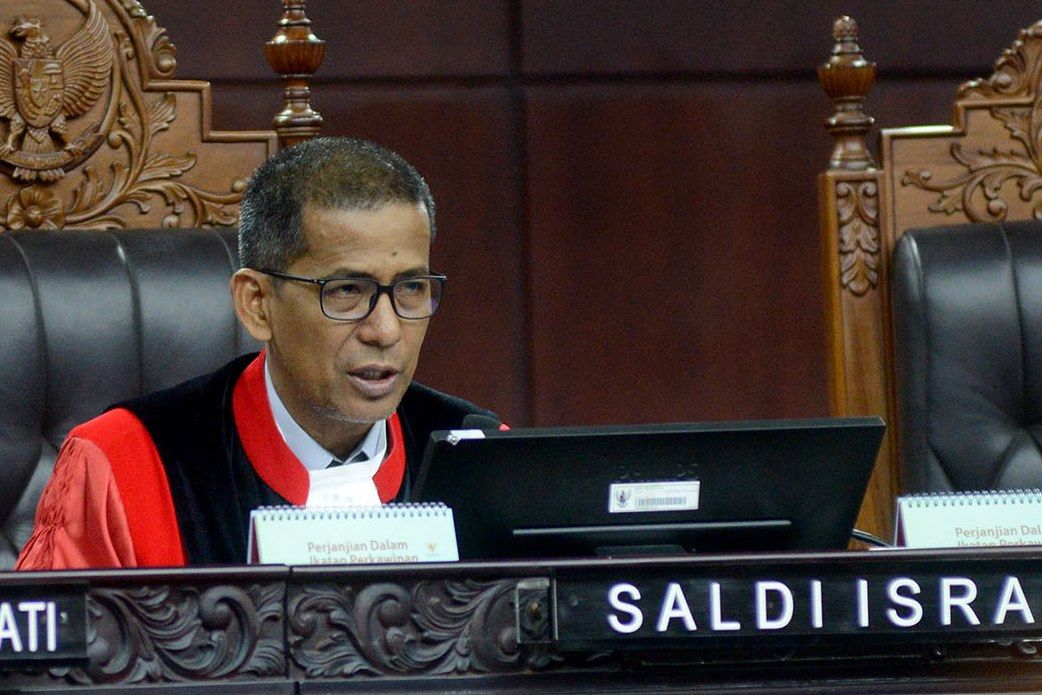 Saldi Isra Pastikan MK Baru Periksa Proses Pembentukan UU Ciptaker, Belum Masuk Substansi