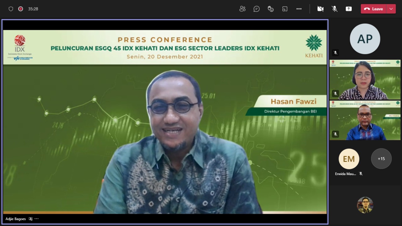 Dorong Keuangan Berkelanjutan, BEI dan KEHATI Luncurkan 2 Indeks ESG Baru