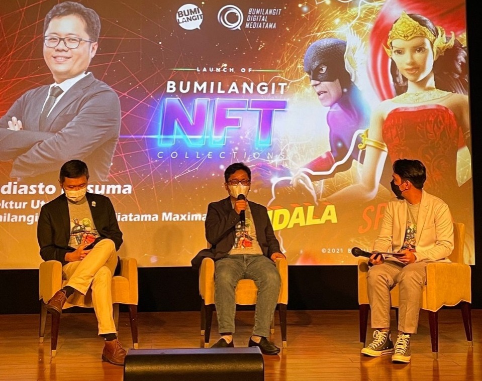 Bumilangit Luncurkan NFT Perdana dengan Karakter Gundala dan Sri Asih