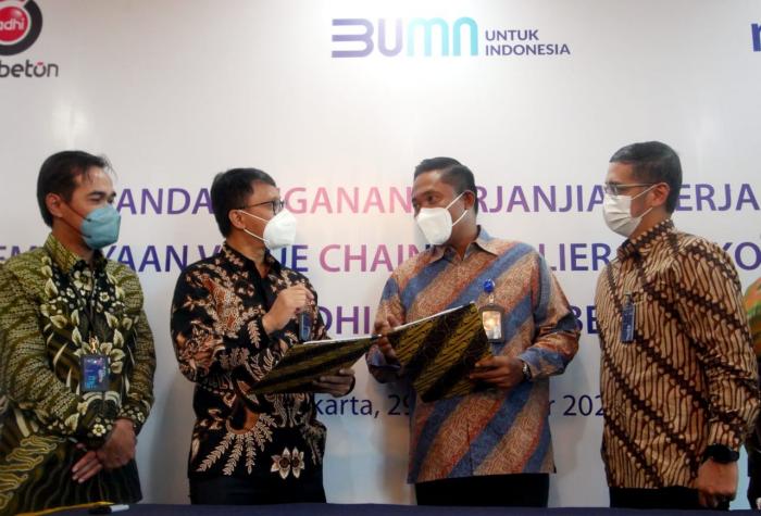 Bank Mandiri (BMR) Sepakat Biayai Pengembangan Bisnis Adhi Persada Beton