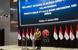Pasca Right Issue, Kepemilikan Saham CT Corp di Bank Allo (BBHI) Sisa 60,87%