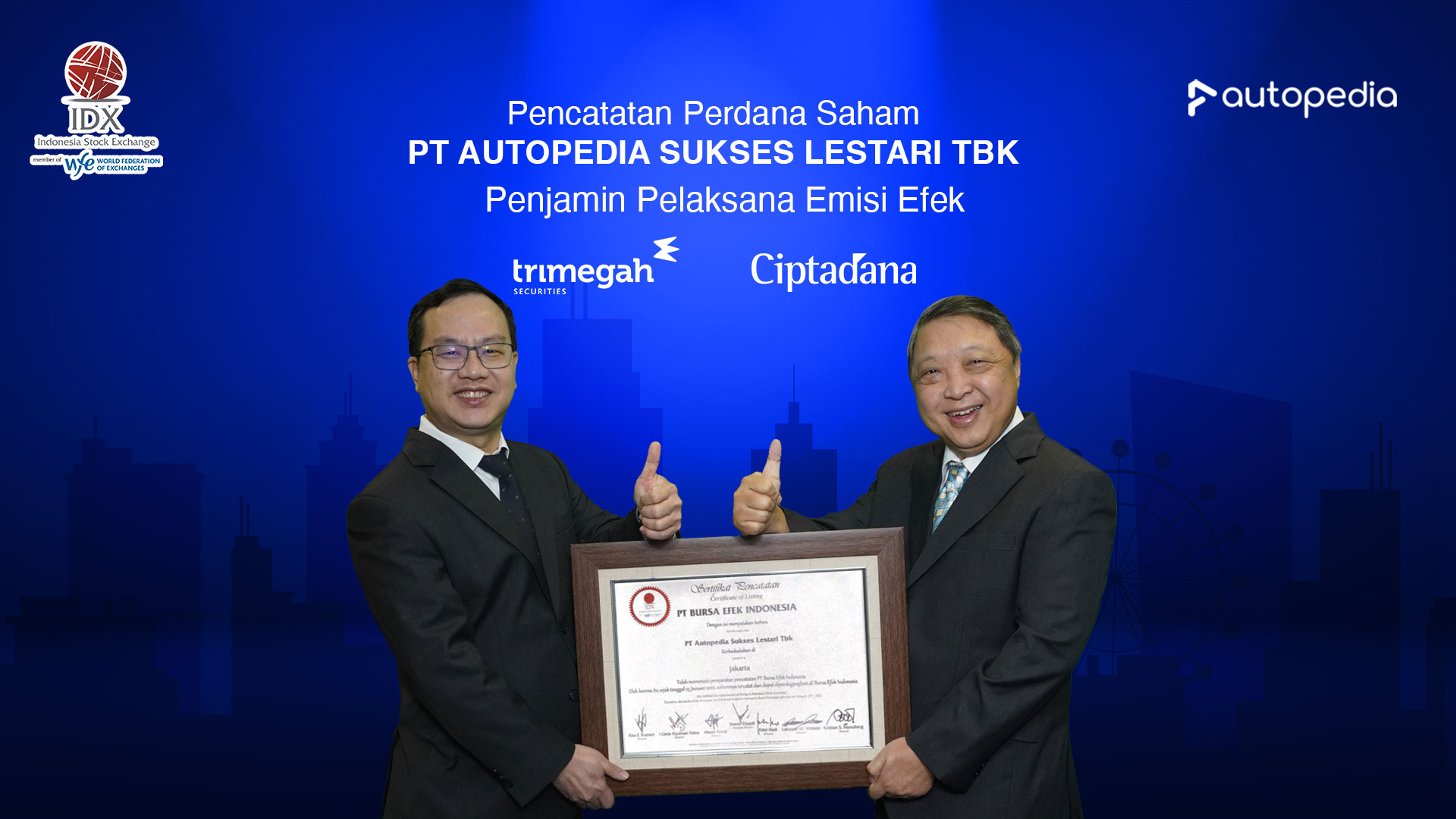 Rp225 Miliar Untuk Bayar Utang, Seperti Apa Kelanjutan Bisnis Autopedia (ASLC) Pasca IPO?