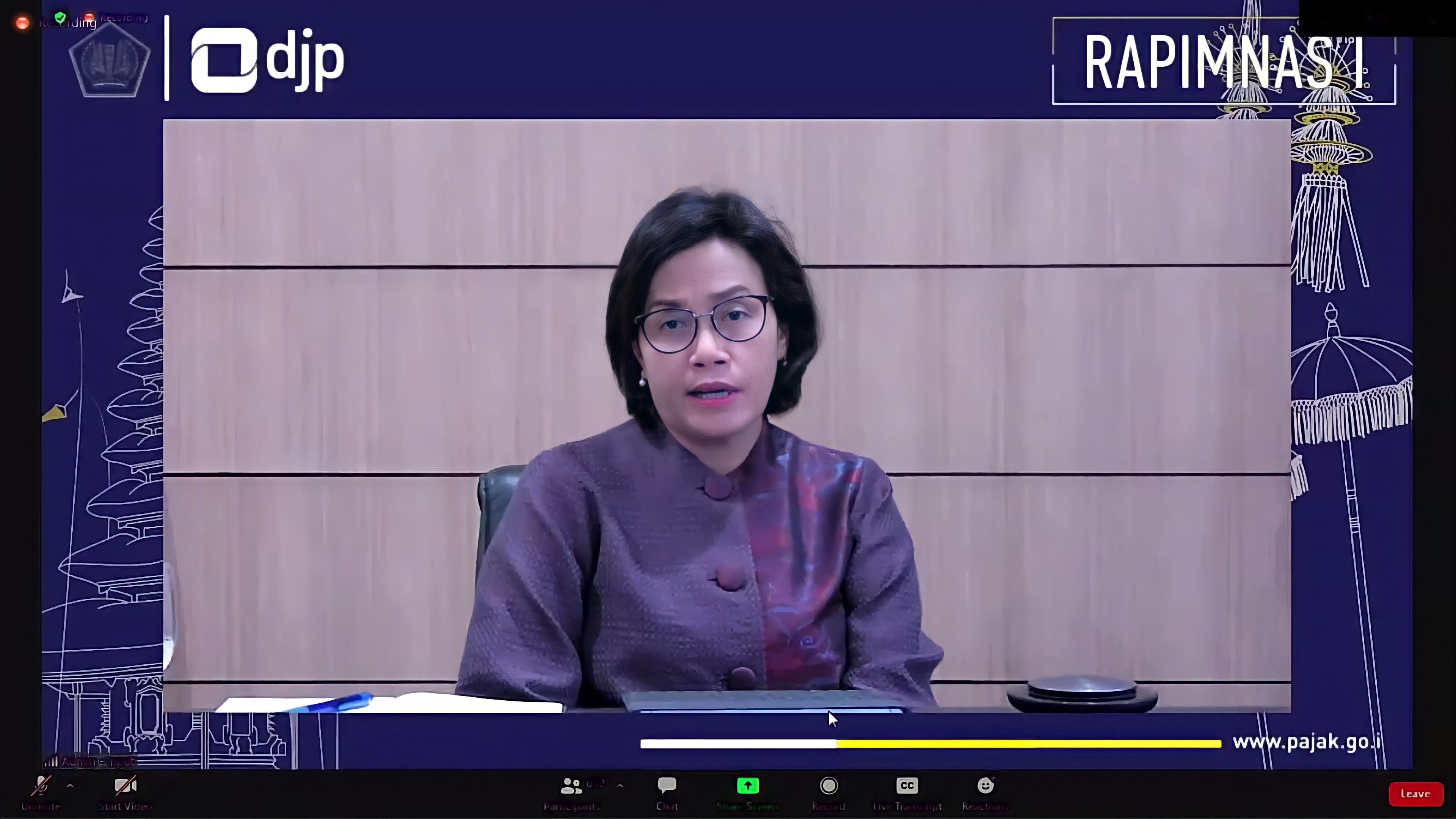 Menkeu Apresiasi Capaian Penerimaan Pajak DJP 2021