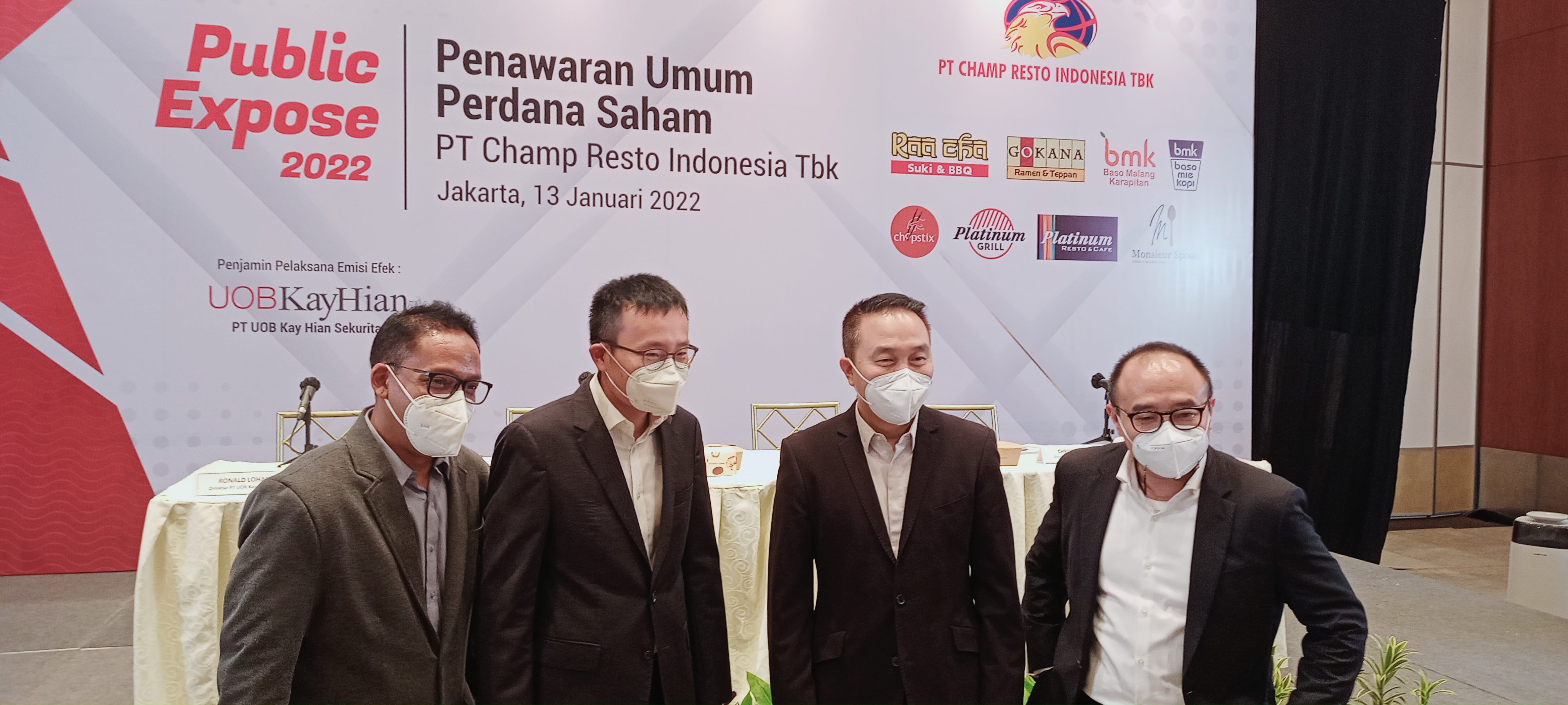 Kantongi Restu OJK, Champ Resto Tetapkan Harga IPO Rp850 Per Saham