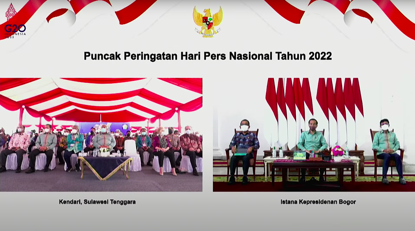 Hari Pers Nasional, Presiden: PWI Perlu Vaksin Berapapun Kita Kasih Sekarang