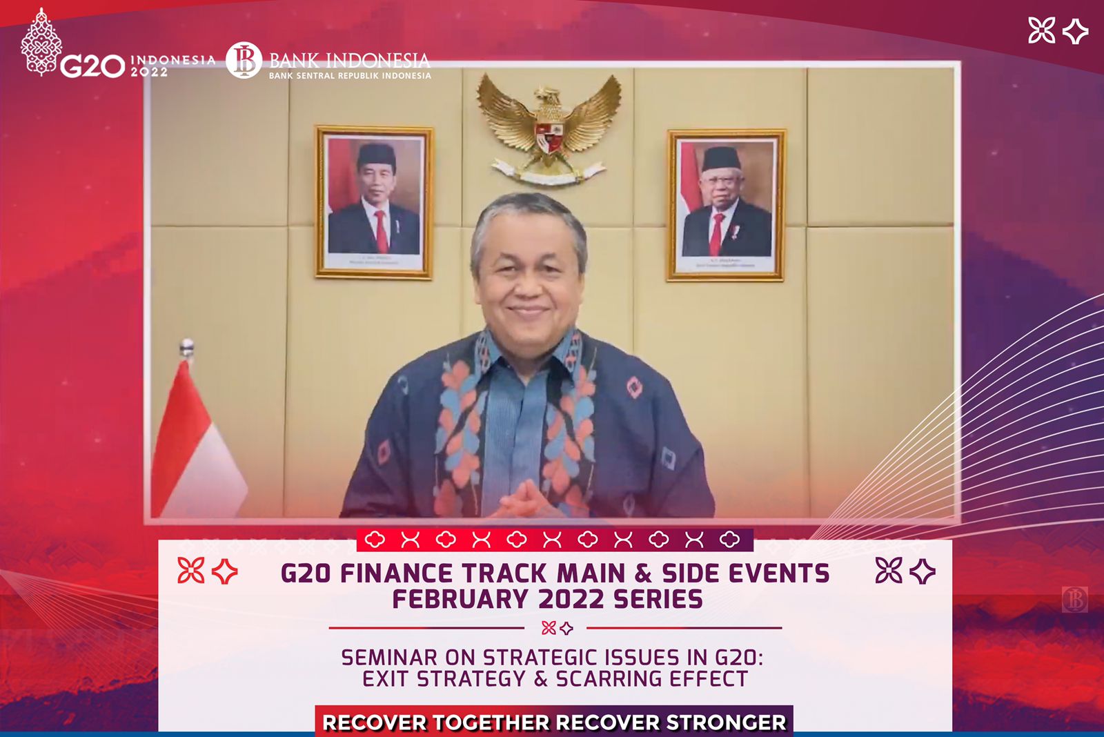 BI: Untuk Hilangkan 'Memar' Dampak Pandemi Perlu Kalibrasi Kebijakan