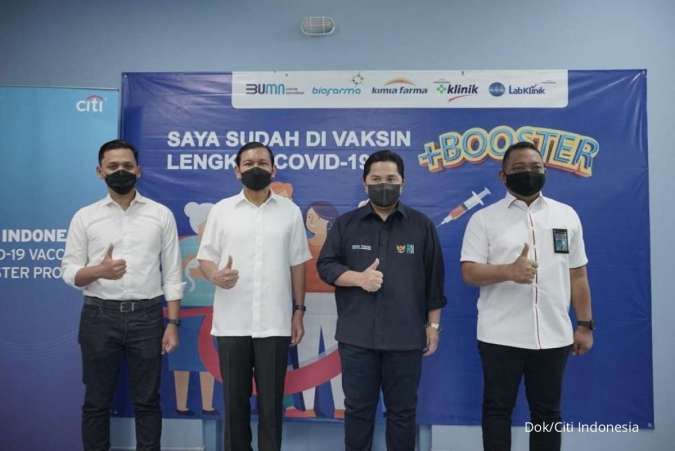 Lakukan Vaksin Booster Untuk Karyawan, Citi Indonesia Gandeng Kimia Farma (KAEF)