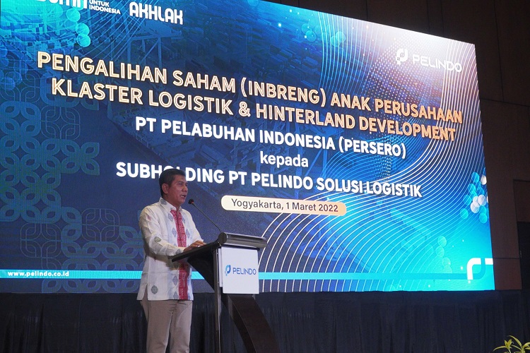 Pelindo Inbreng Saham Anak Perusahaan Logistik & Pengembangan Hinterland