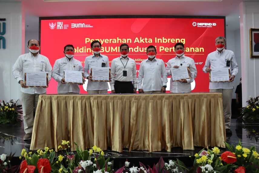 PT Len Industri Resmi Pimpin Holding BUMN Industri Pertahanan