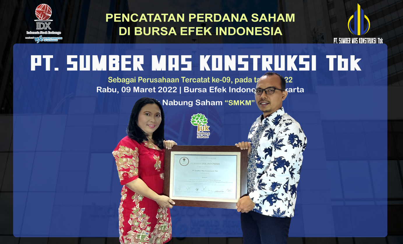 Dizona Merah, Listing Perdana Sumber Mas Konstruksi (SMKM) Disambut Aksi Jual