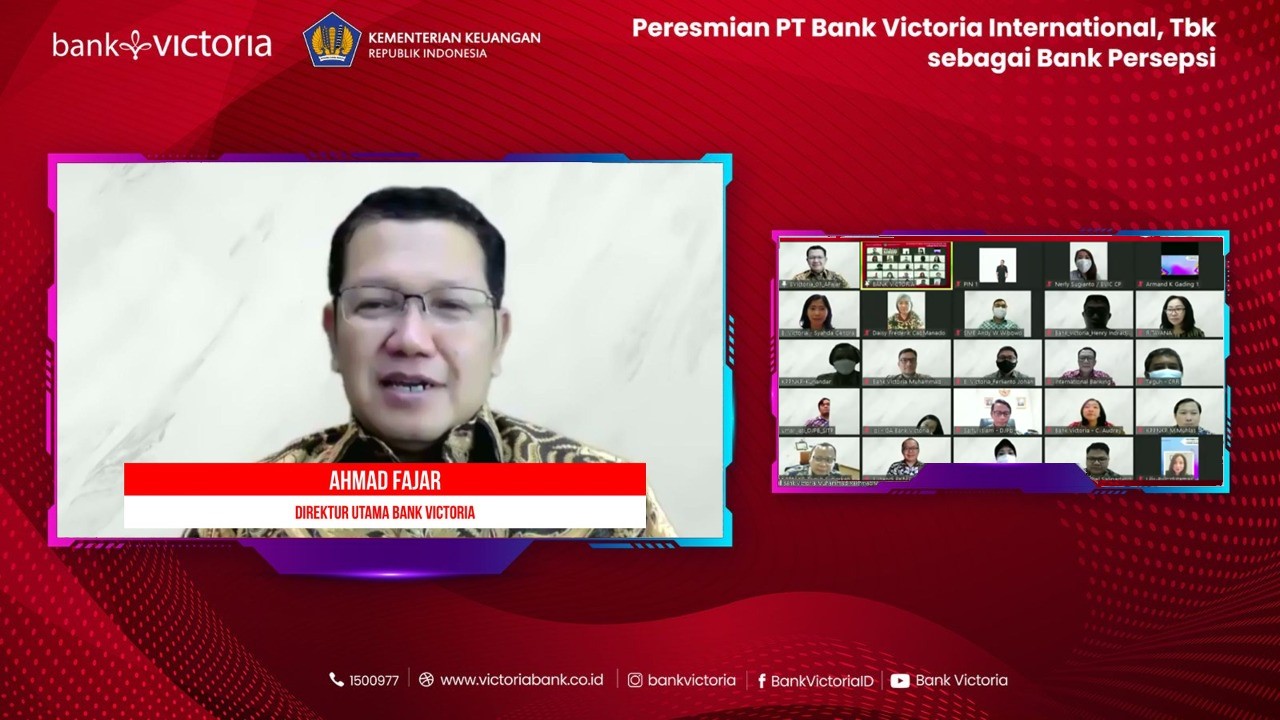 Terima Jasa Pelayanan Penerimaan Setoran Negara, Bank Victoria (BVIC) Jadi Bank Persepsi