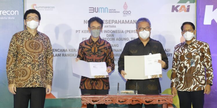 Kembangkan Kawasan TOD di Stasiun Bekasi, KAI Teken MoU dengan Summarecon (SMRA)