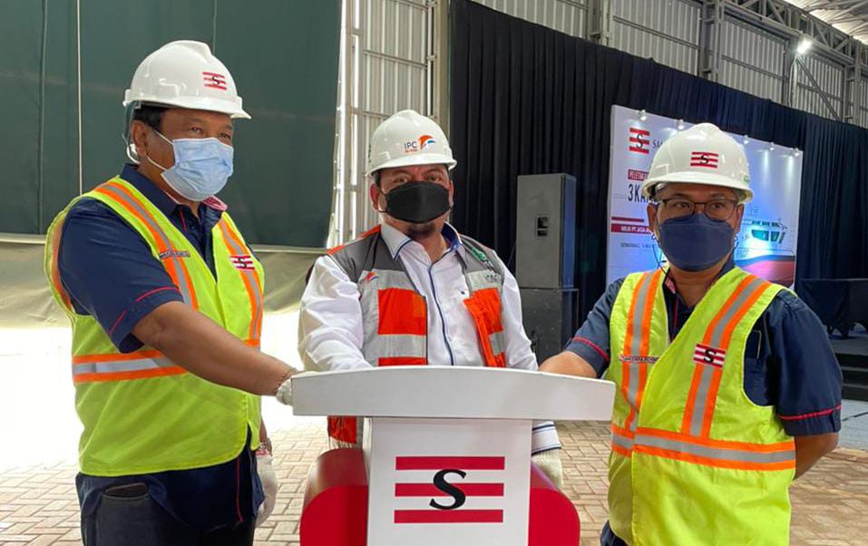 Bangun Tiga Kapal Pandu Baru, IPCM Mulai Letakkan Keel Laying