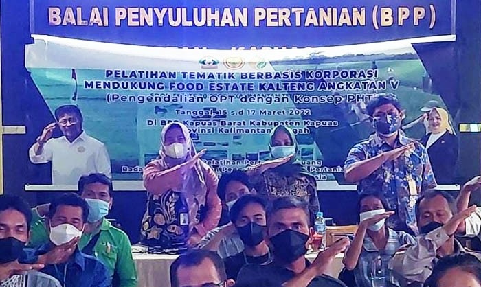 Food Estate Kalteng, Kementan Ajak Petani Gunakan Musuh Alami Hama Tanaman