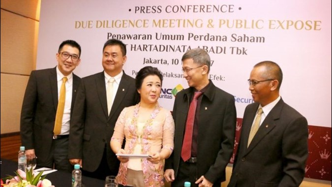 Hartadinata Abadi (HRTA) Kantongi Fasilitas Kredit Rp150 Miliar, Ini Peruntukannya