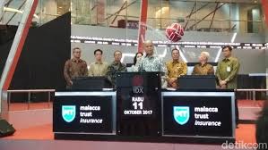 Direktur, Lego 1 Juta Saham Malacca Trust Wuwungan Insurance (MTWI) Harga Rp130 per Lembar