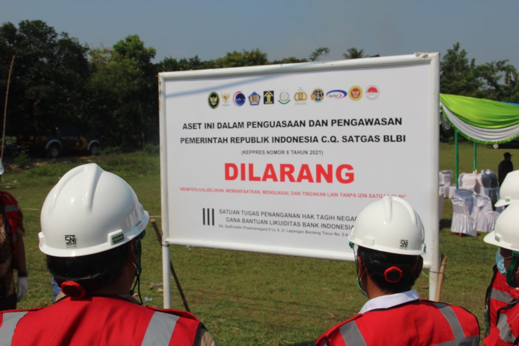Satgas BLBI Sita Tanah Jaminan Milik Obligor Bank Pelita, Agus Anwar