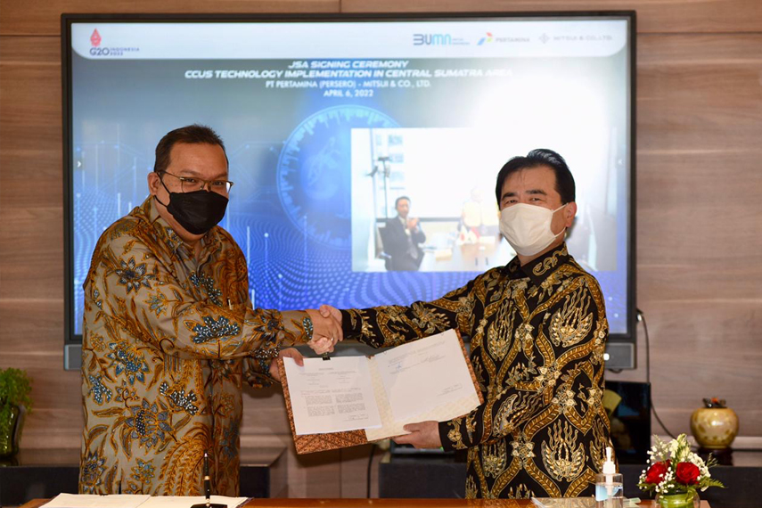 Pertamina Gandeng Mitsui Jajaki Komersialisasi CCUS di Indonesia