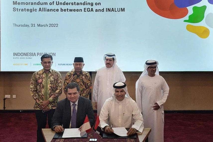 Jajaki Peningkatan Produksi, Inalum Gandeng Emirates Global Aluminium
