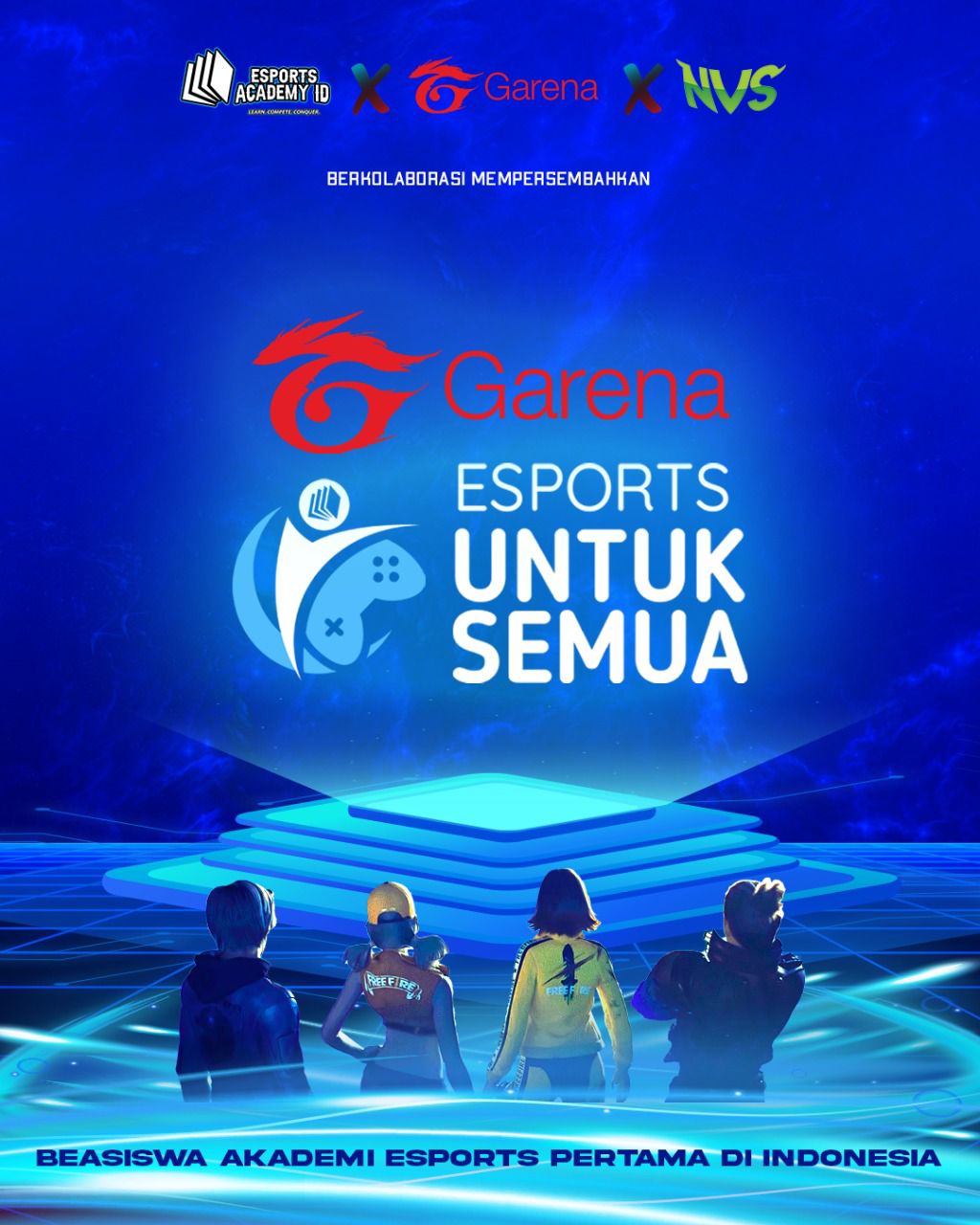 DMMX Melalui EAID Resmi Gandeng Garena Kembangkan 1.000 Beasiswa Esports