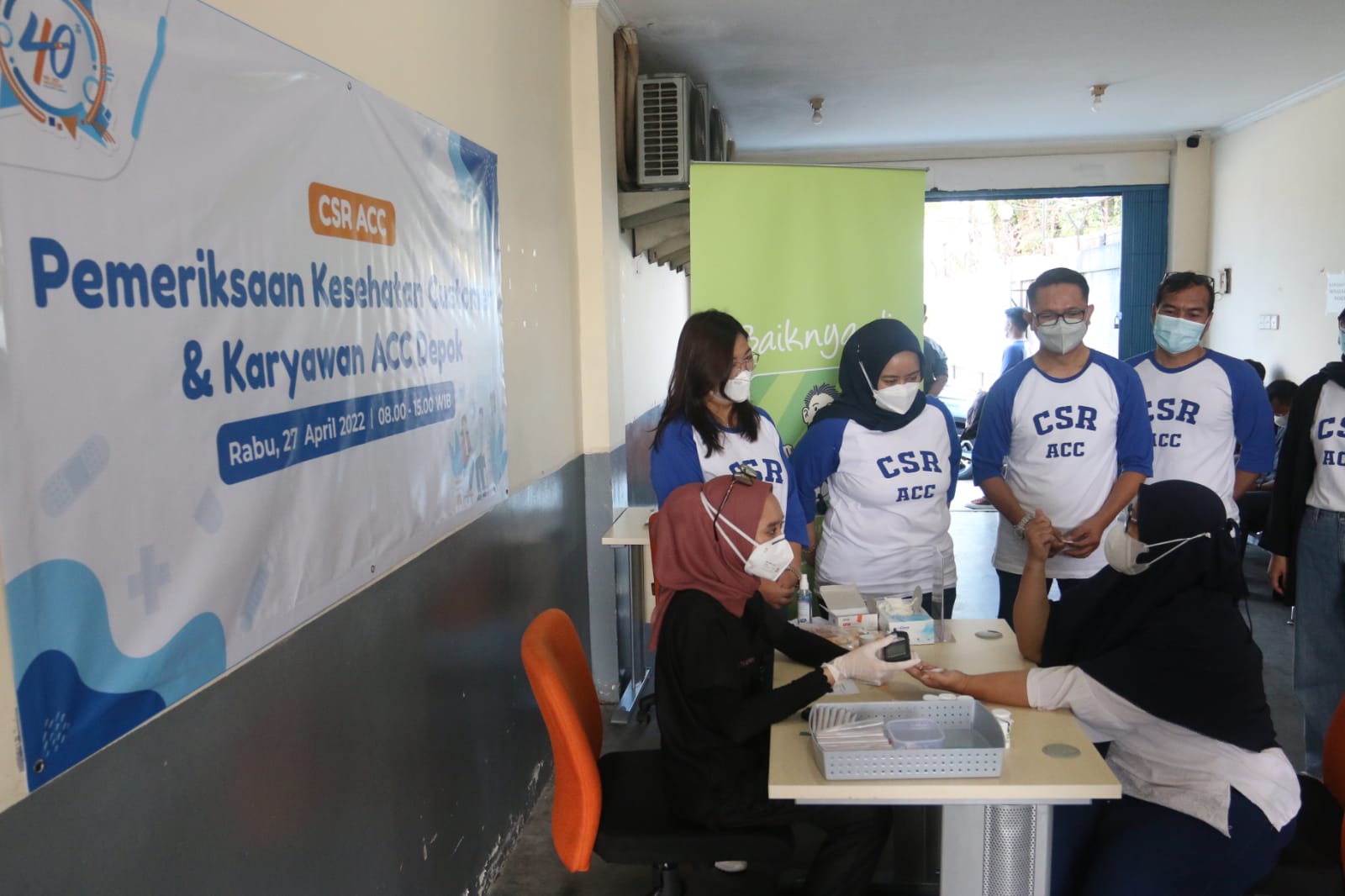 Songsong HUT ke 40, ACC Berbagi Pemeriksaan Kesehatan Gratis di Depok