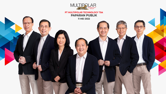 Multipolar Technology (MLPT) Tebar Dividen 97,3 Persen Laba 2021 Setara Rp135 per Saham
