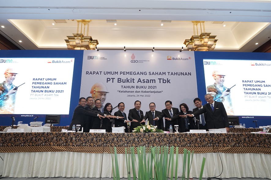 Bukit Asam (PTBA) Setujui Bagi Dividen 100 Persen dari Laba 2021 Senilai Rp7,9 Triliun