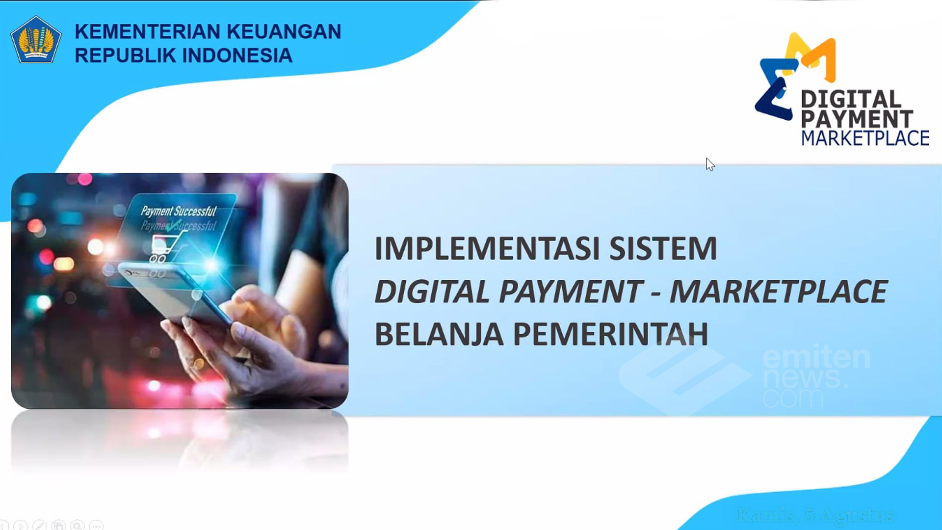 Wamenkeu Presentasikan Digipay, Digitalisasi Pengelolaan Kas Negara