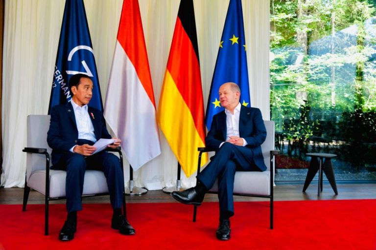 Bertemu Kanselir Jerman, Presiden Bahas Penguatan Kerja Sama Ekonomi