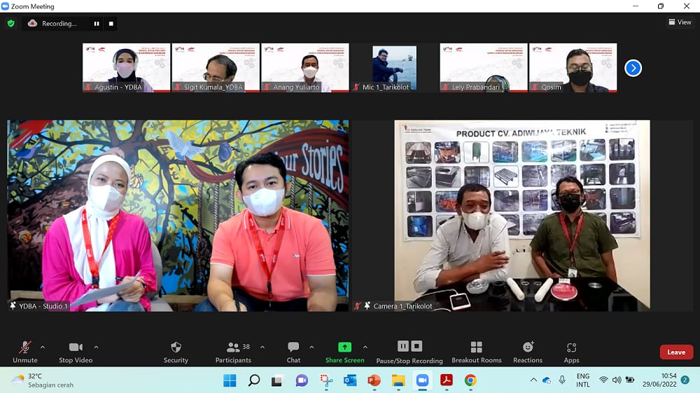#YukExplore UMKM Indonesia Binaan YDBA, Inovasi Memasuki Supply Chain Perusahaan Besar