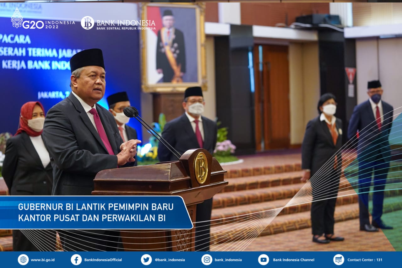 Gubernur BI Rombak 11 Pejabat Baru di Pusat dan Daerah, Inilah Mereka